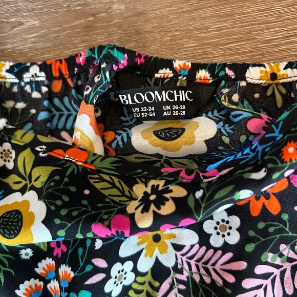 BloomChic Multicolor Floral Long Sleeve Dress - Picture 5 of 8